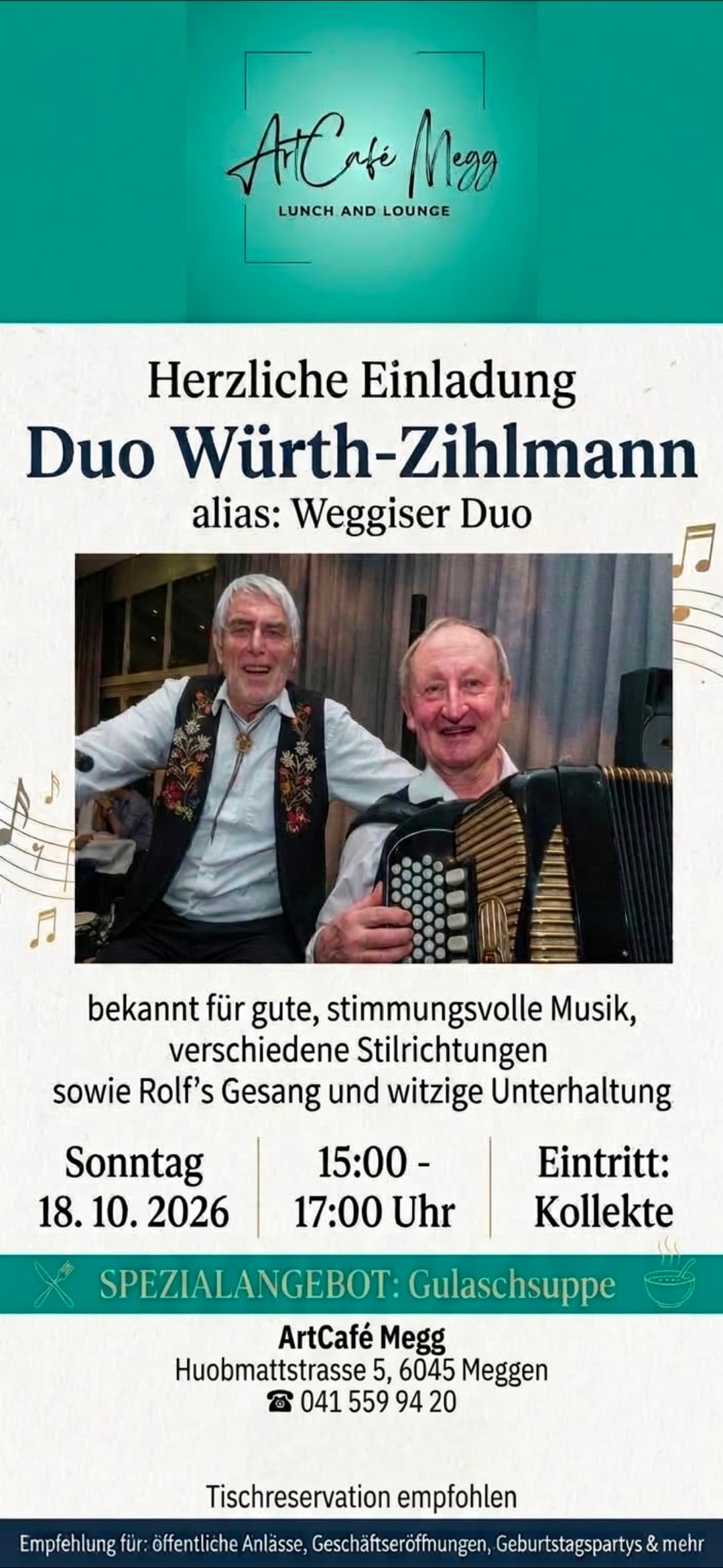 Plakat: Duo Würth-Zihlmann